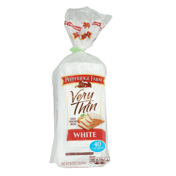 BREAD WHITE VERY THIN