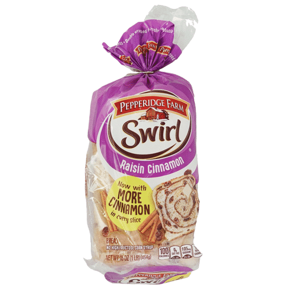 BREAD RAISIN CINNAMON SWIRL