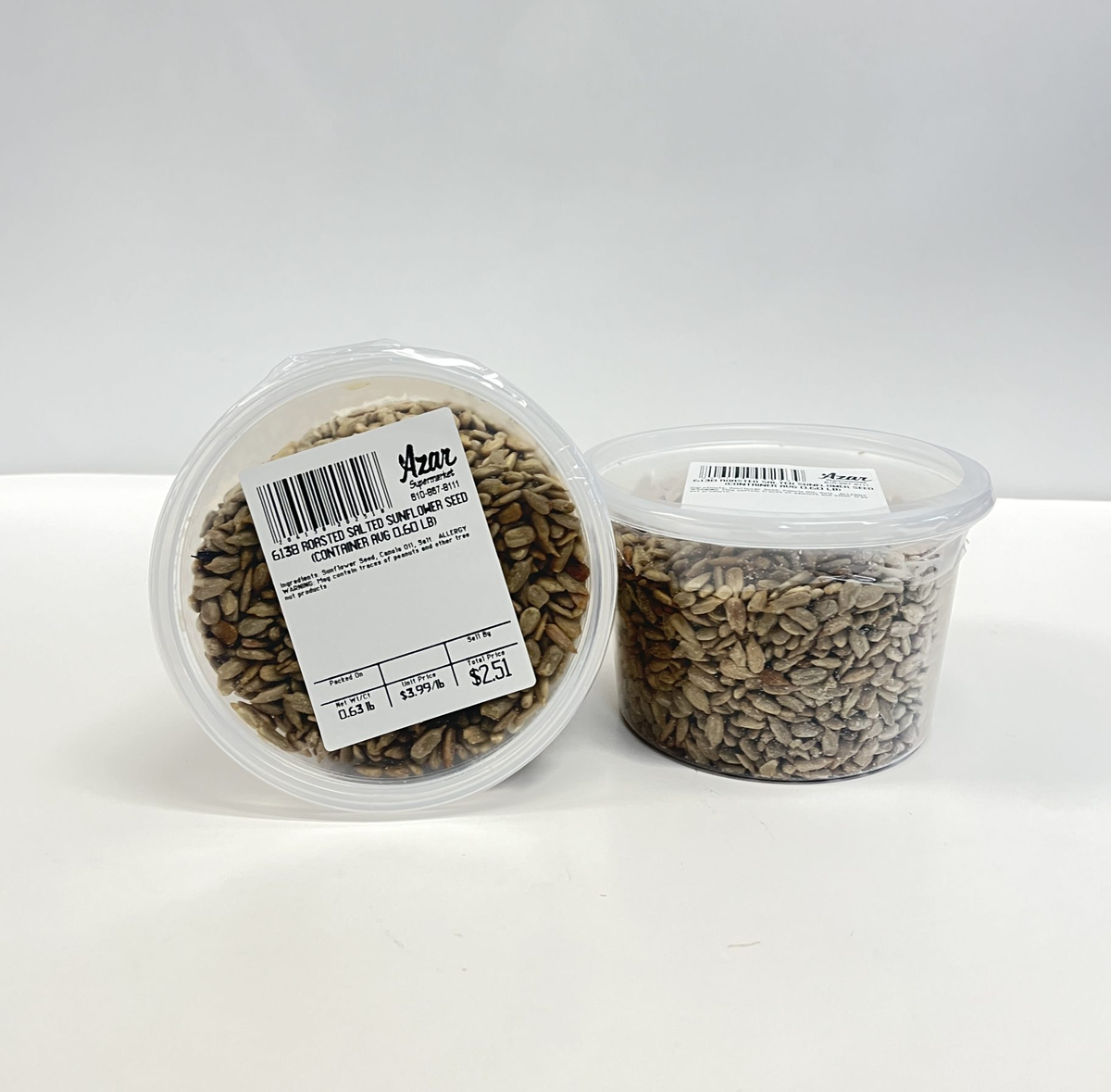 SEEDS SUNFLOWER SHELLED ROASTED SALTED 6138