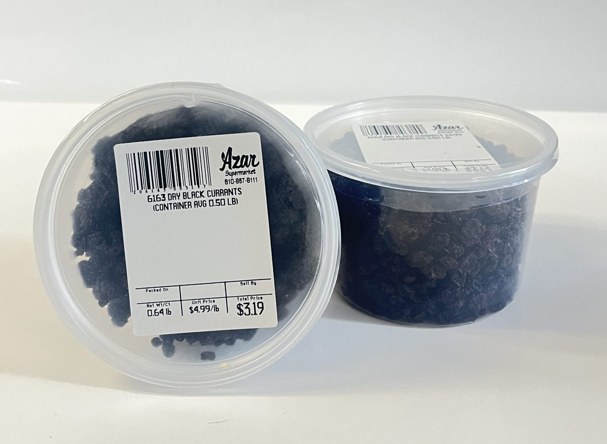 CURRANTS BLACK DRY 6163