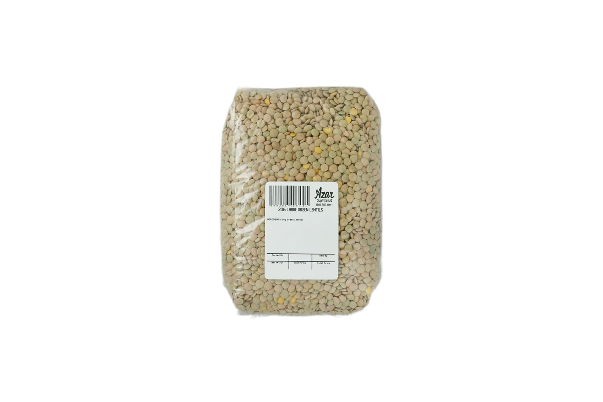 LENTILS GREEN LARGE 6206