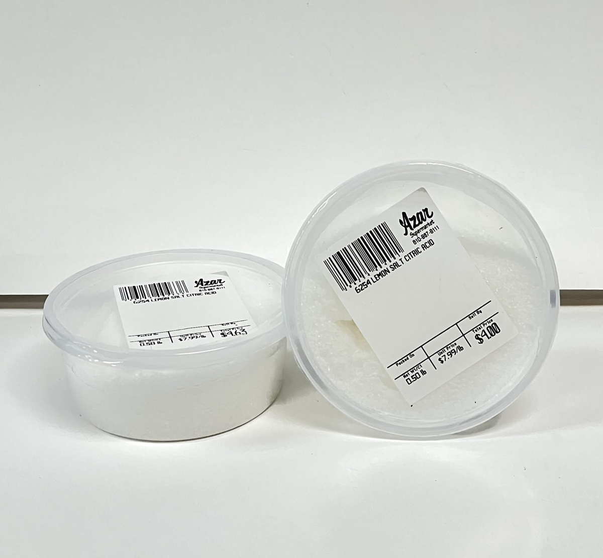 CITRIC ACID LEMON SALT 6254 
