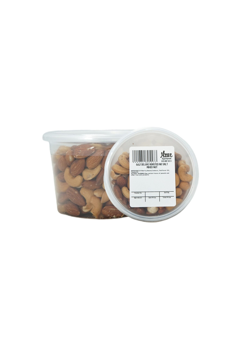 NUTS MIXED DELUXE ROASTED UNSALTED 6259