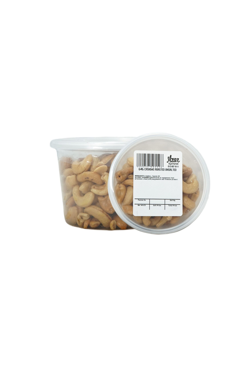 CASHEWS ROASTED UNSALTED 6274