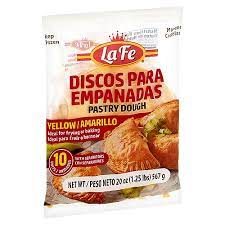 BREAD DISCOS YELLOW PARA EMPANADAS PASTRY DOUGH