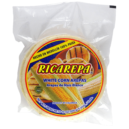 AREPA GRIDDLE CAKE WHITE CORN