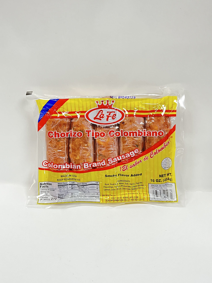 SAUSAGE CHORIZO TIPO COLOMBIANO