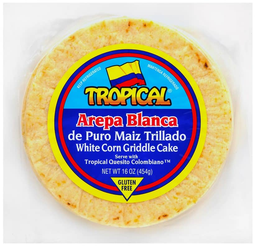 AREPA WHITE CORN GRIDDLE CAKE