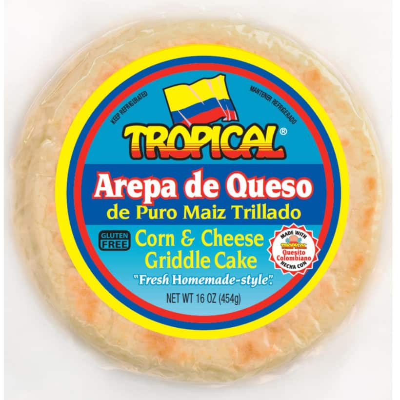 AREPA CORN CHEESE GRIDDLE CAKE