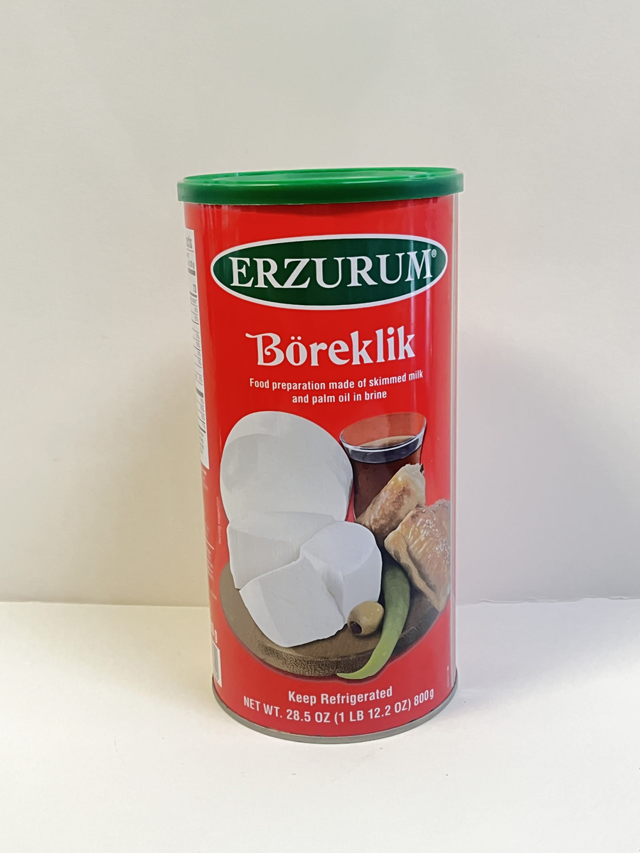 ERZURUM BOREKLIK CHEESE IN BRINE TIN MADE OF SKIMMED MILK AND PALM OIL 800GR