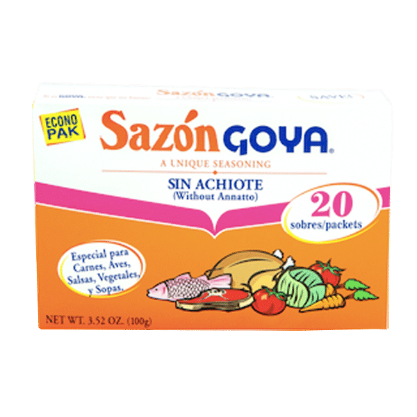 SEASONING SAZON NO ANNATTO