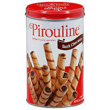 DARK CHOCOLATE CREAM FILLED WAFER ROLLS