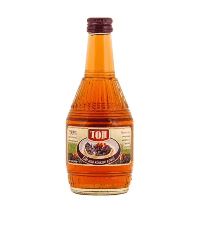 RED VINEGAR GLASS