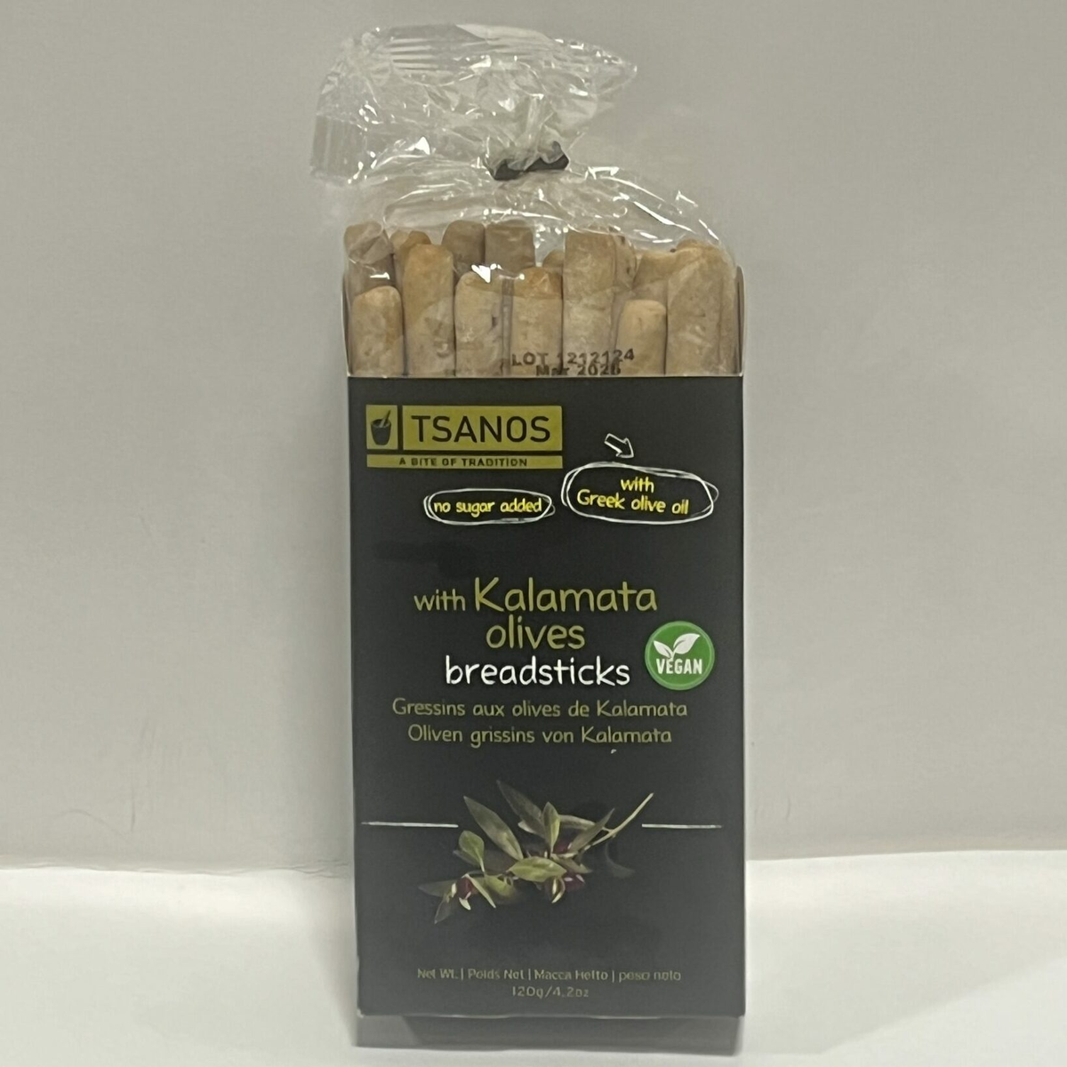BREADSTICKS WITH KALAMATA OLIVES
