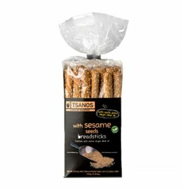 BREADSTICKS SESAME SHORT OLIVE OIL KAAK 