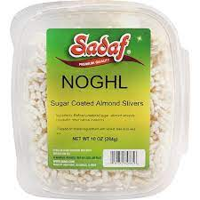 SADAF SUGAR COATED ALMOND SLIVERED NOGHL  10OZ