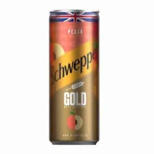 SCHWEPPES PEACH DRINK CAN  330ML
