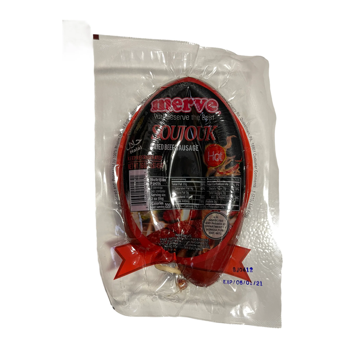 SOUJOUK BEEF HOT