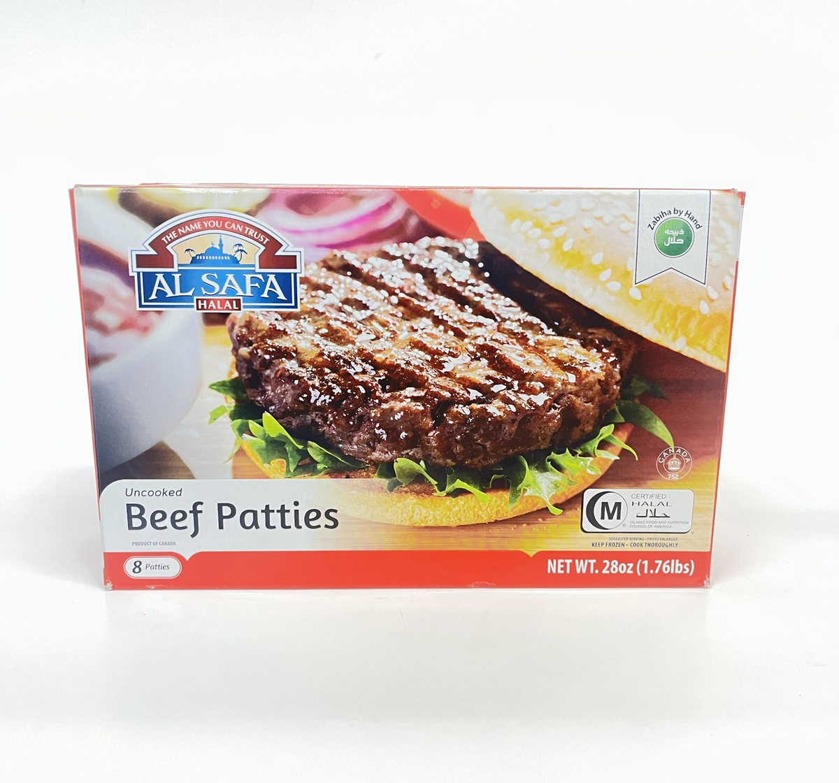 BEEF HAMBURGER PATTIES HALAL