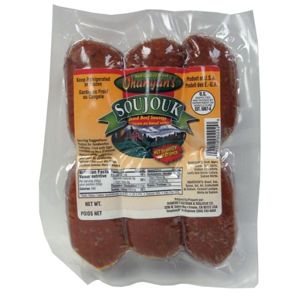 SAUSAGE SOUJOUK SPICY DRIED BEEF