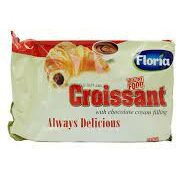 FLORIA CHOCOLATE CREAM FILLED CROISSANT 6 PIECES 240GR