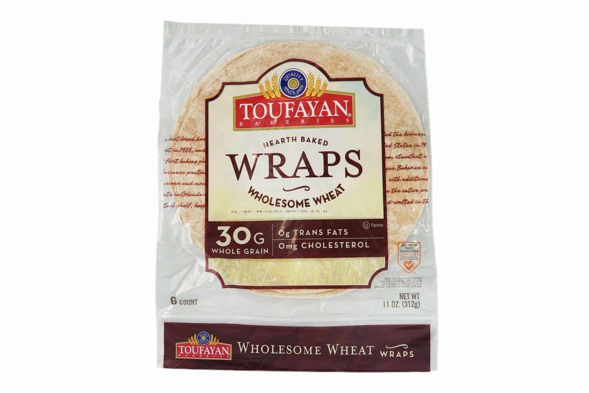 BREAD WHOLE WHEAT WRAPS SMALL