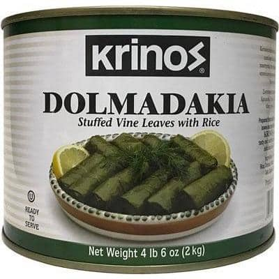 GRAPE LEAVES STUFFED DOLMADAKIA