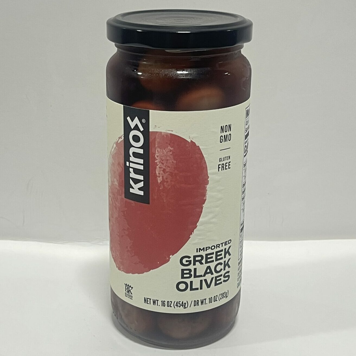 OLIVES BLACK IN BRINE GREEK