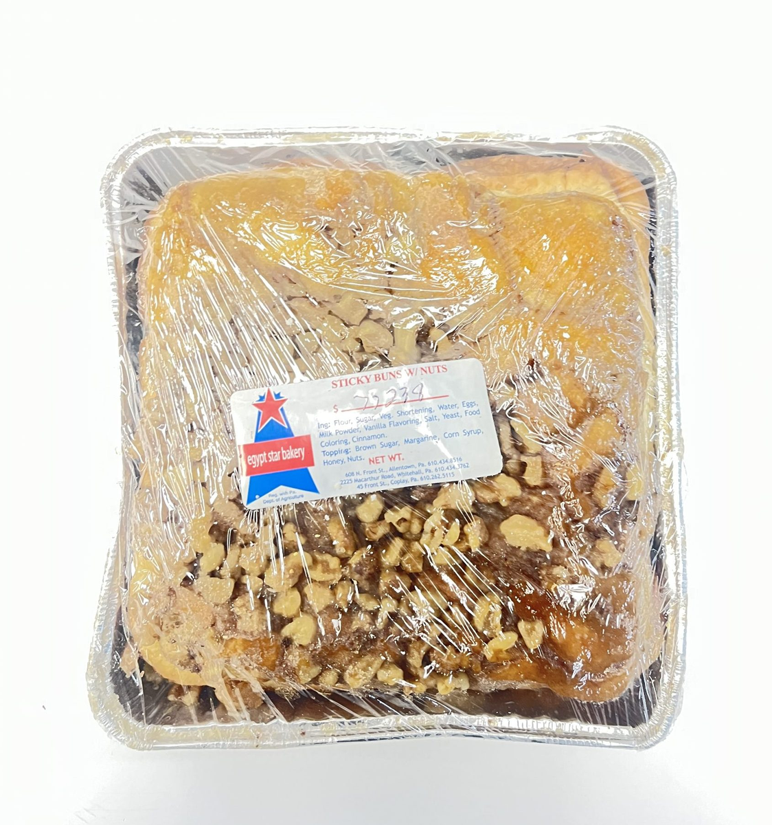 BUNS STICKY WITH NUTS