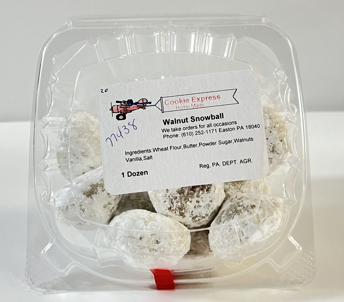 COOKIES WALNUT SNOWBALL 12PCS