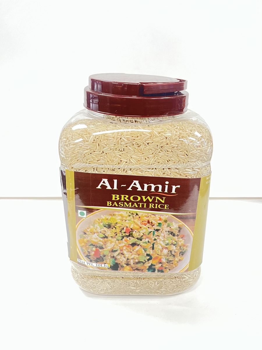 BROWN BASMATI RICE IN JAR