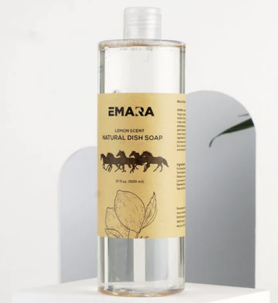 NATURAL DISH LIQUID SOAP LEMON SCENT