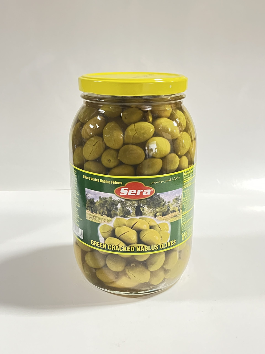 OLIVES CRACKED GREEN NABLUS