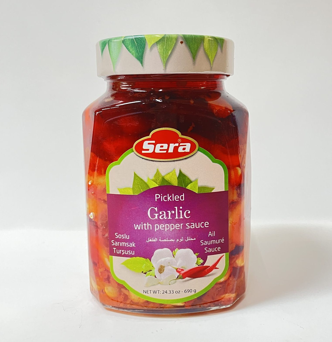 PICKLED GARLIC IN PEPPER SAUCE
