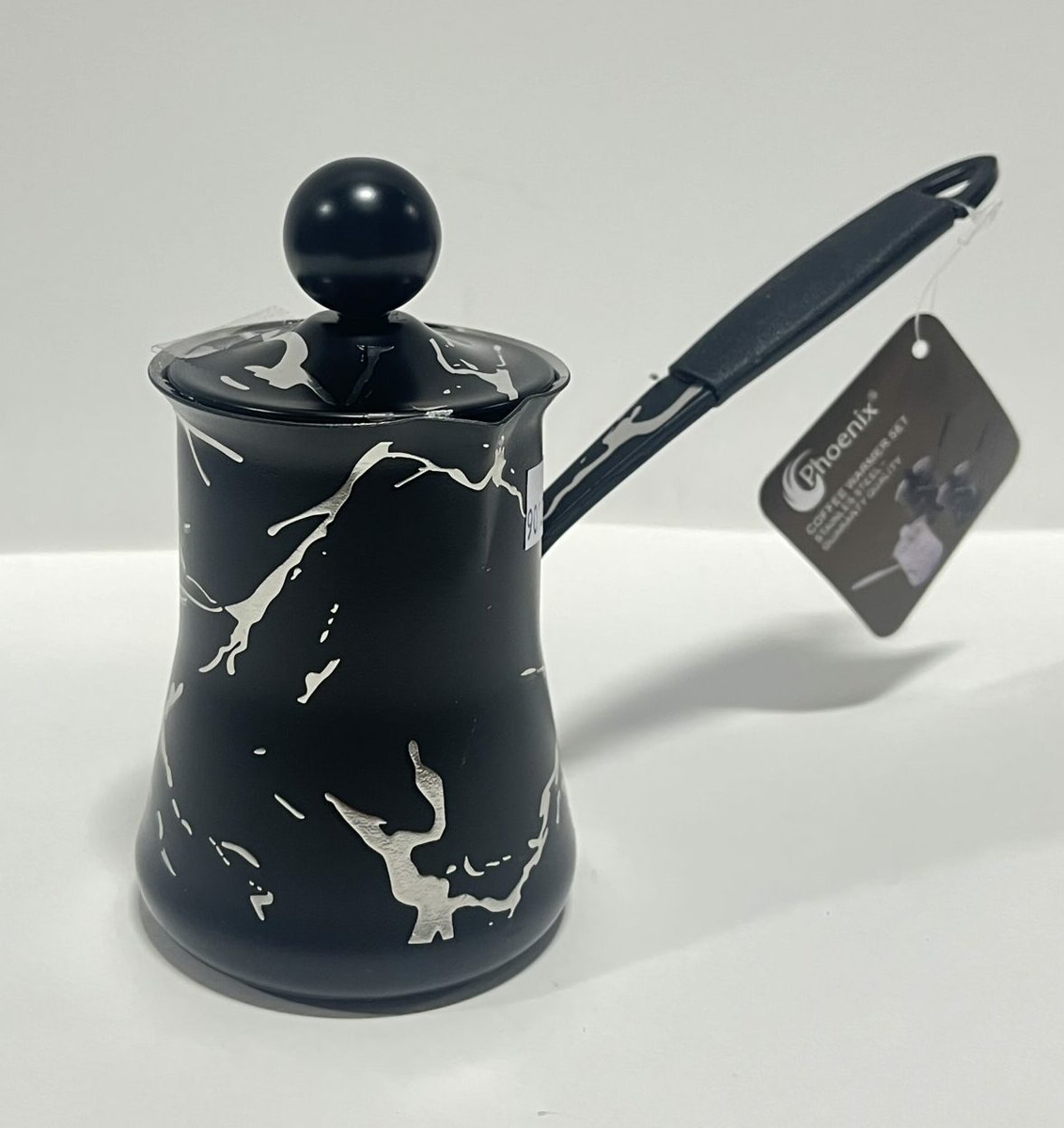 PHOENIX COFFEE WARMER MARBLE BLACK HAND