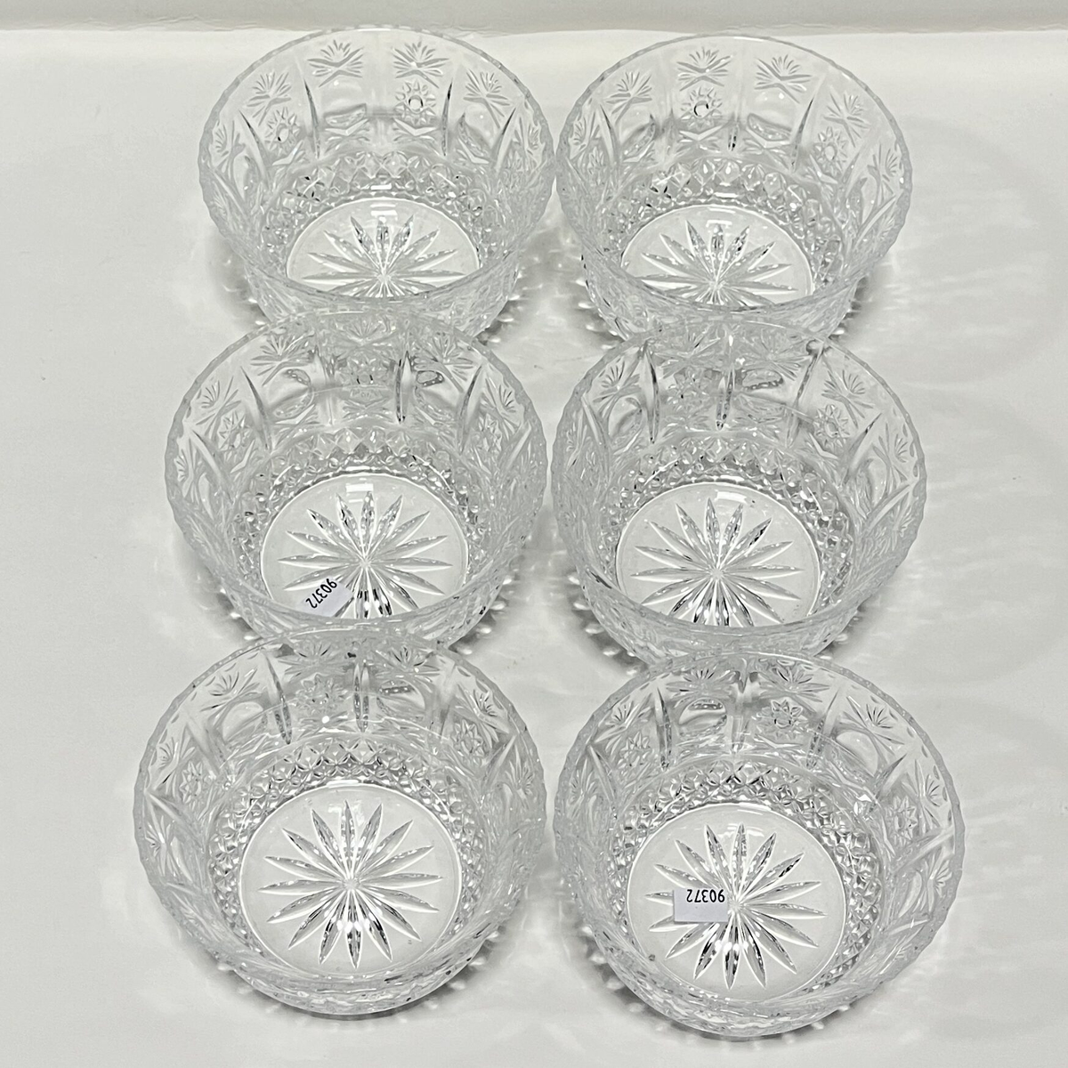 RCR SERVING FRUIT BOWLS CRYSTAL 6X12CM