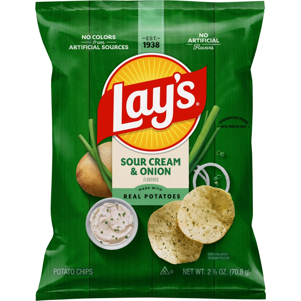 CHIPS SOUR CREAM ONION POTATO
