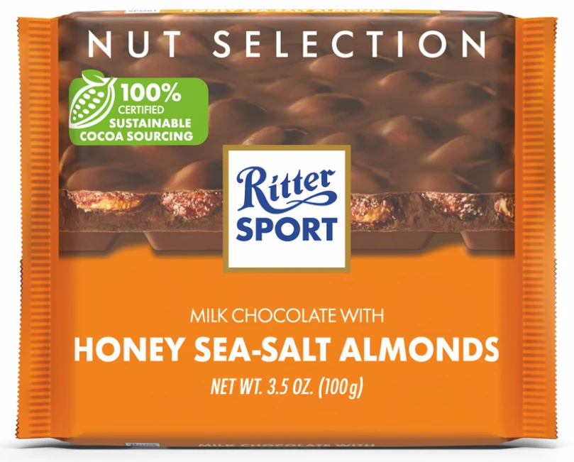 MILK CHOCOLATE HONEY ALMOND