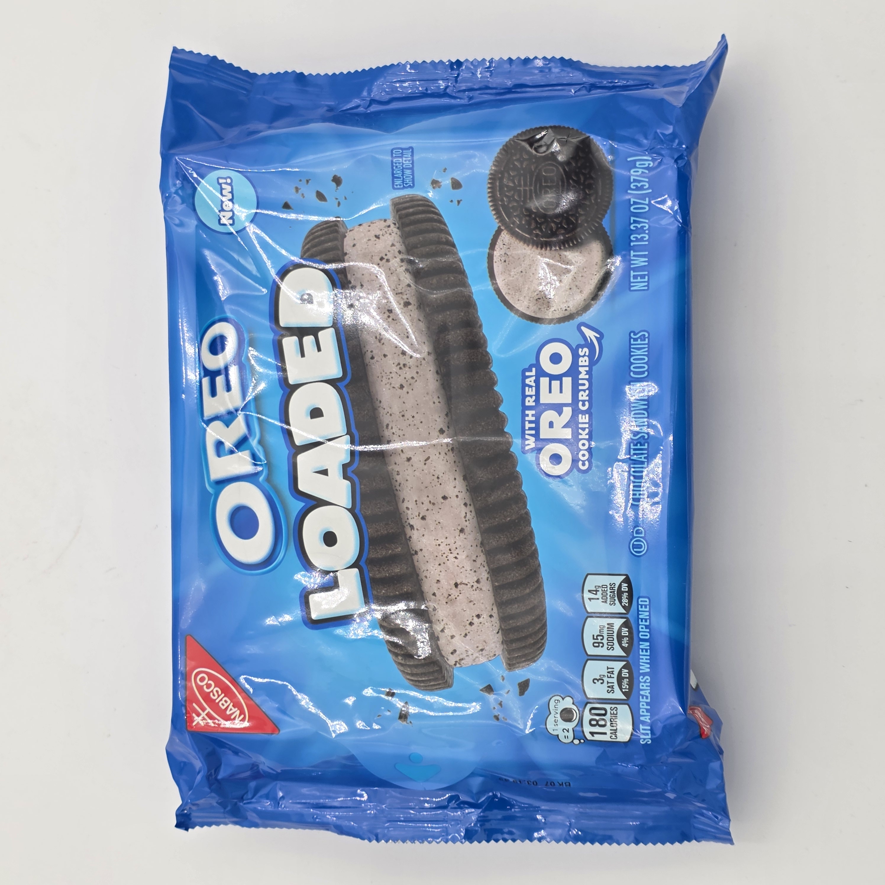 COOKIE SANDWICH LOADED WITH REAL COOKIE CRUMBS