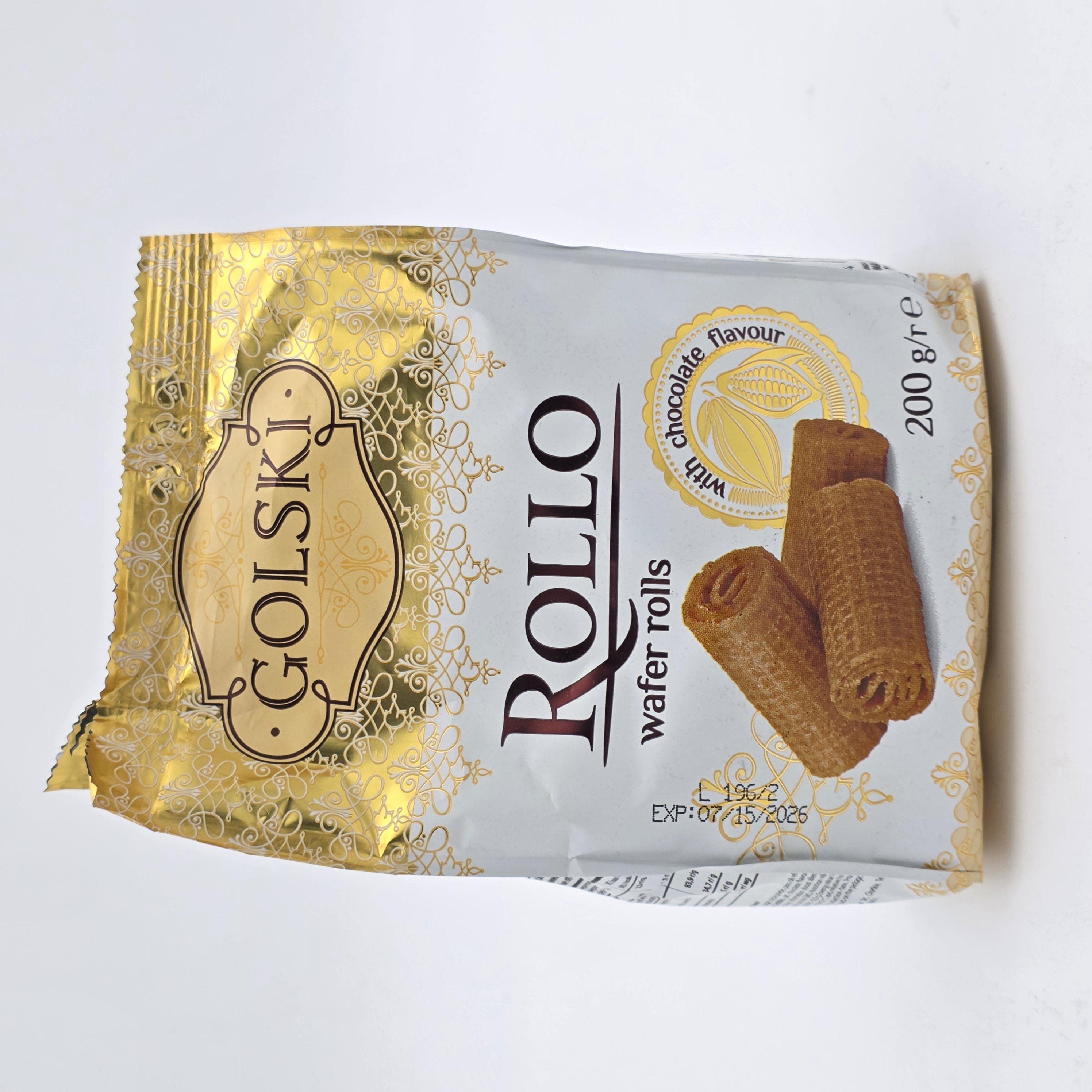 WAFER ROLLS CHOCOLATE