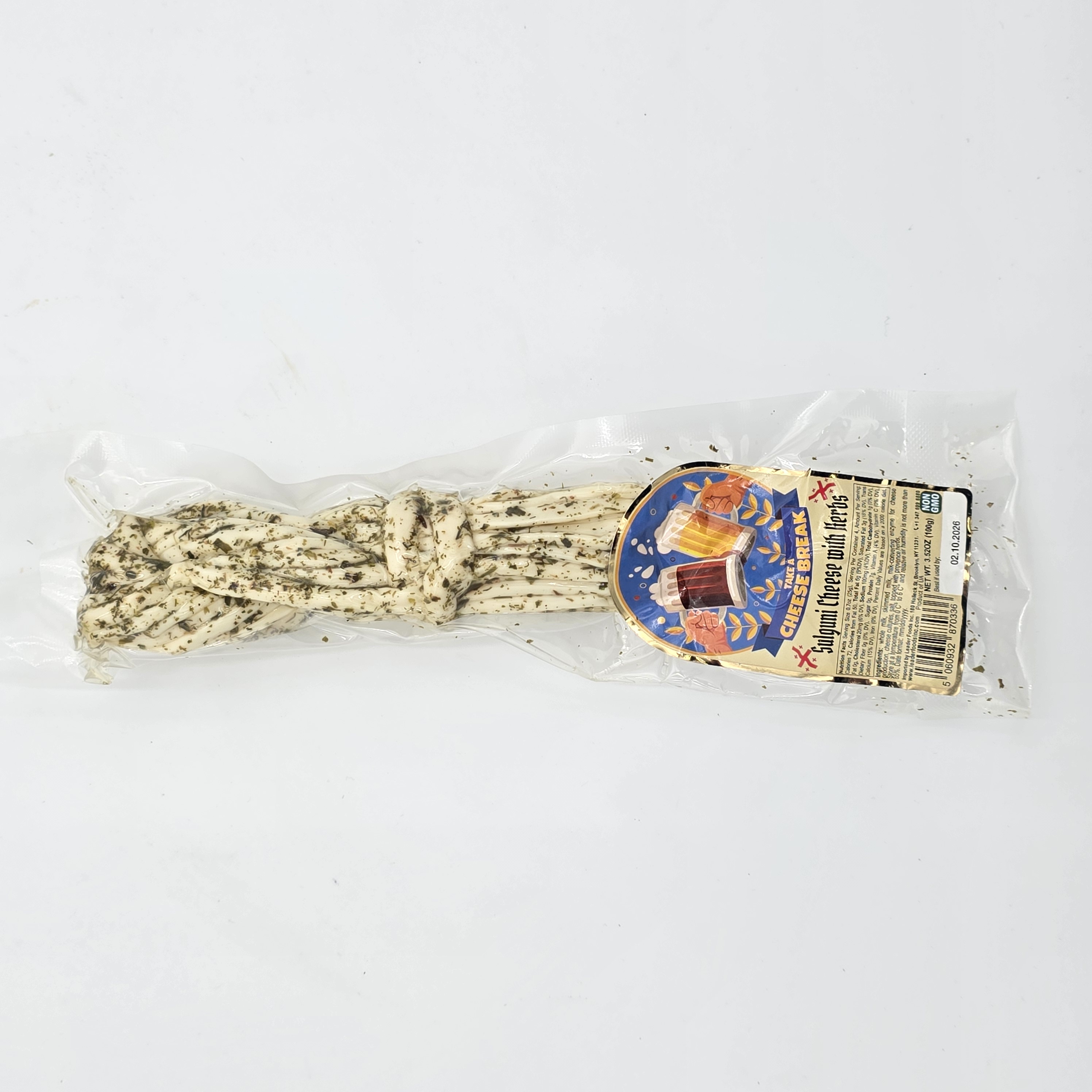 CHEESE SULGUNI BRAIDED WITH HERBS
