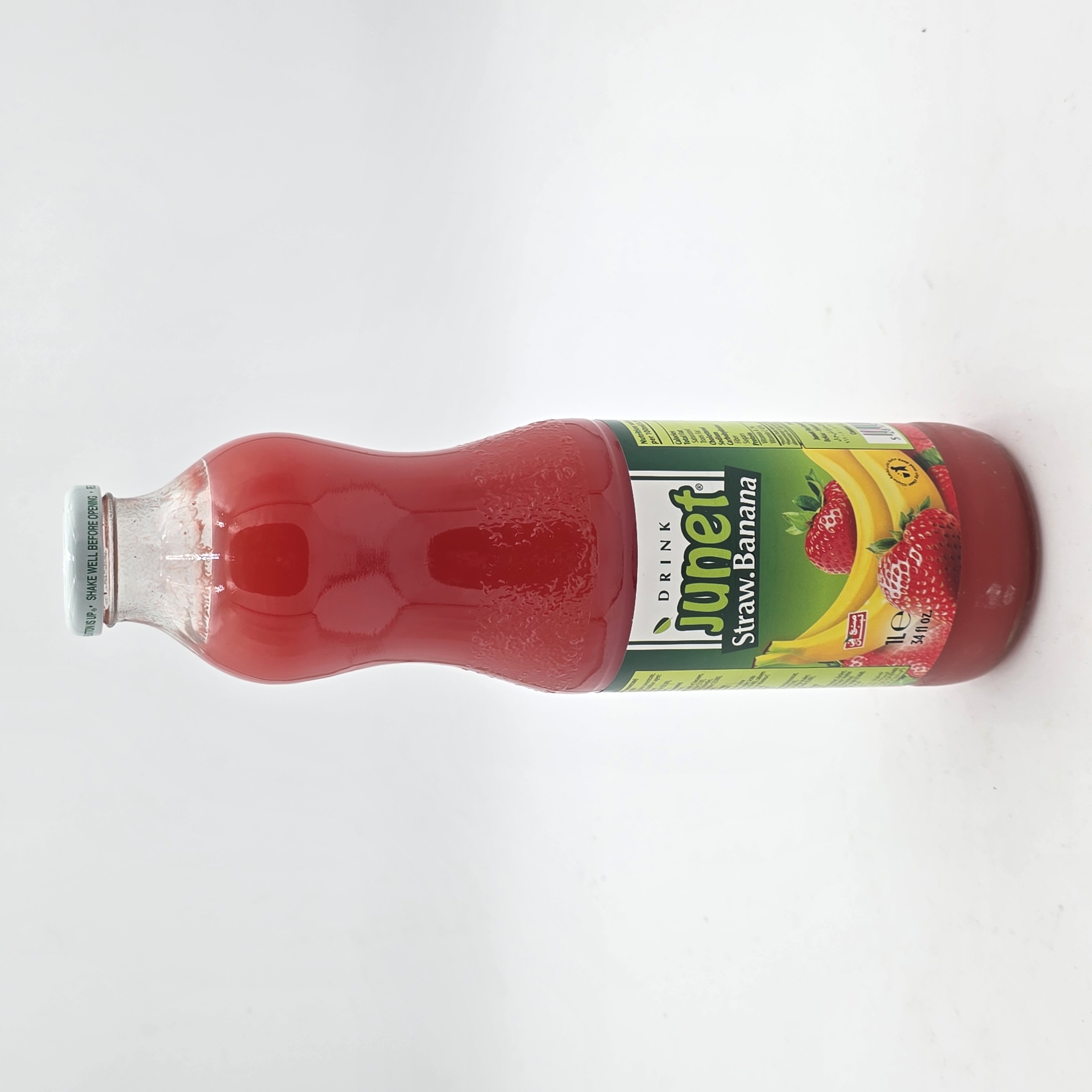 JUICE STRAWBERRY AND BANANA BOTTLE