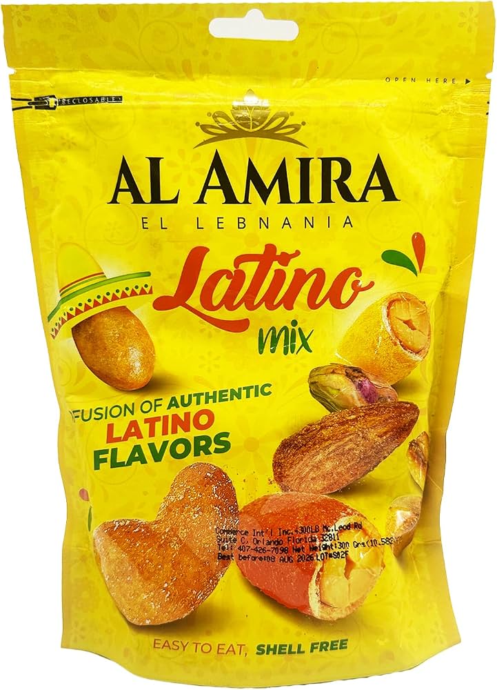 NUTS ROASTED SALTED REGULAR MIX POUCH LATINO 