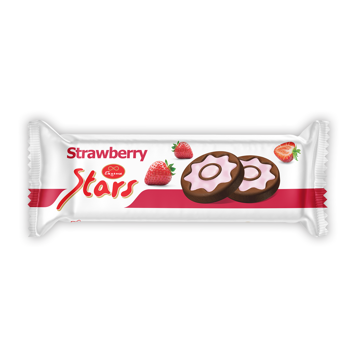 COOKIES STAR WITH STRAWBERRY CREAM