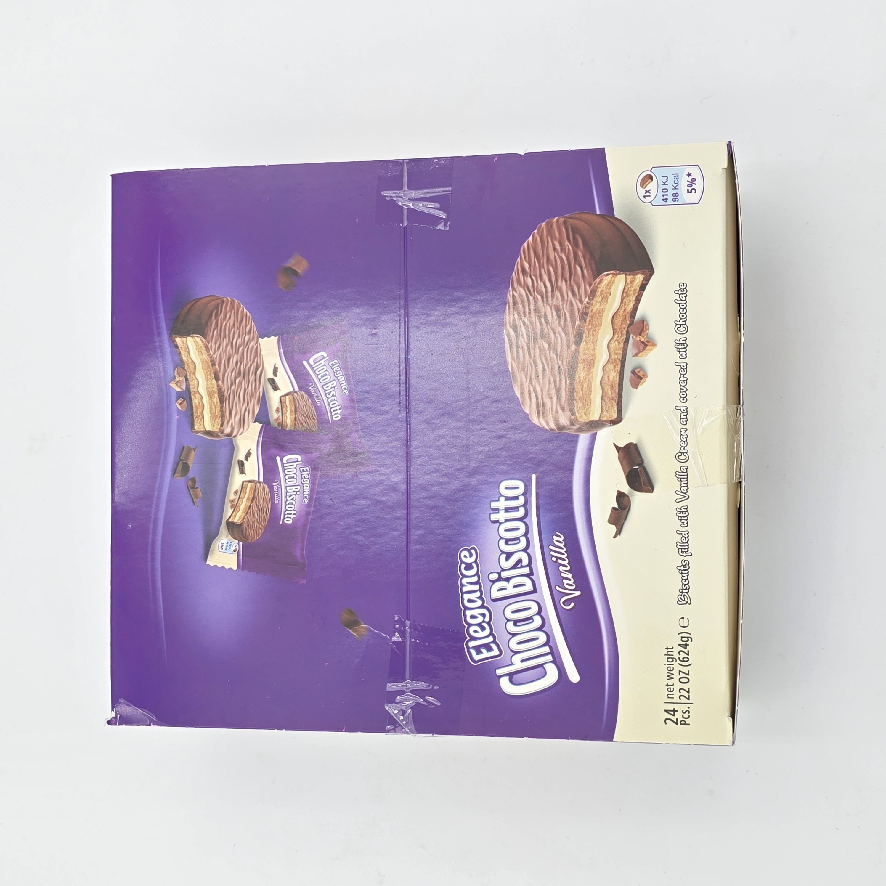BISCOTTO CHOCOLATE WITH VANILLA CREAM BOX