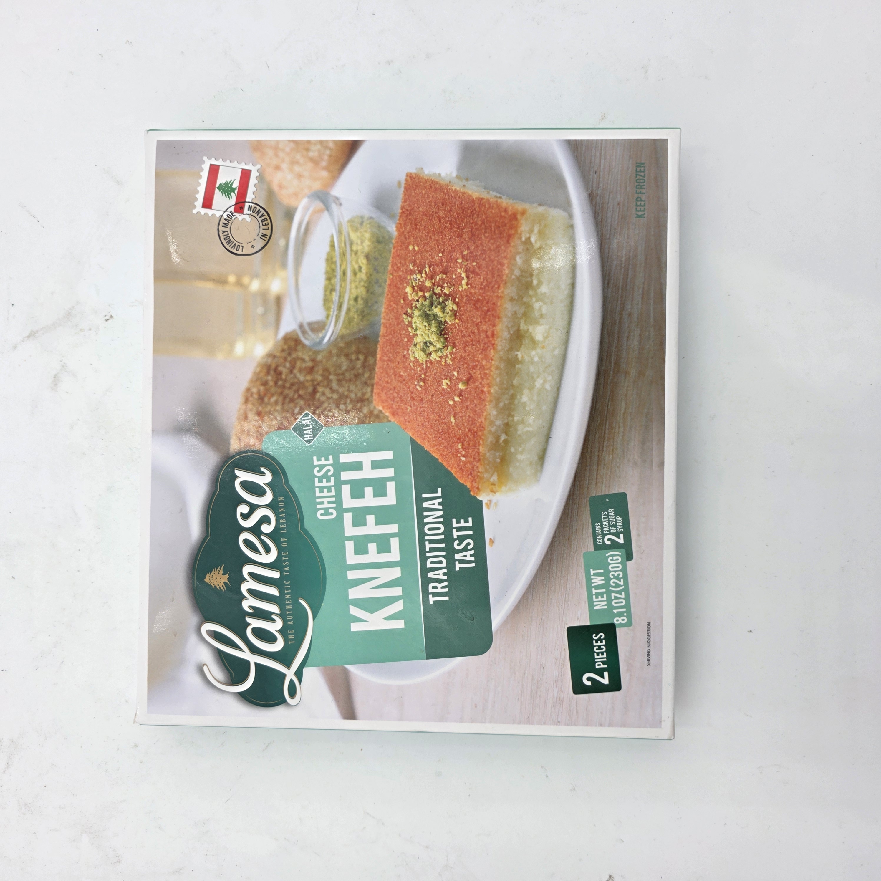 KNEFEH CHEESE 2PCS WITH SYRUP