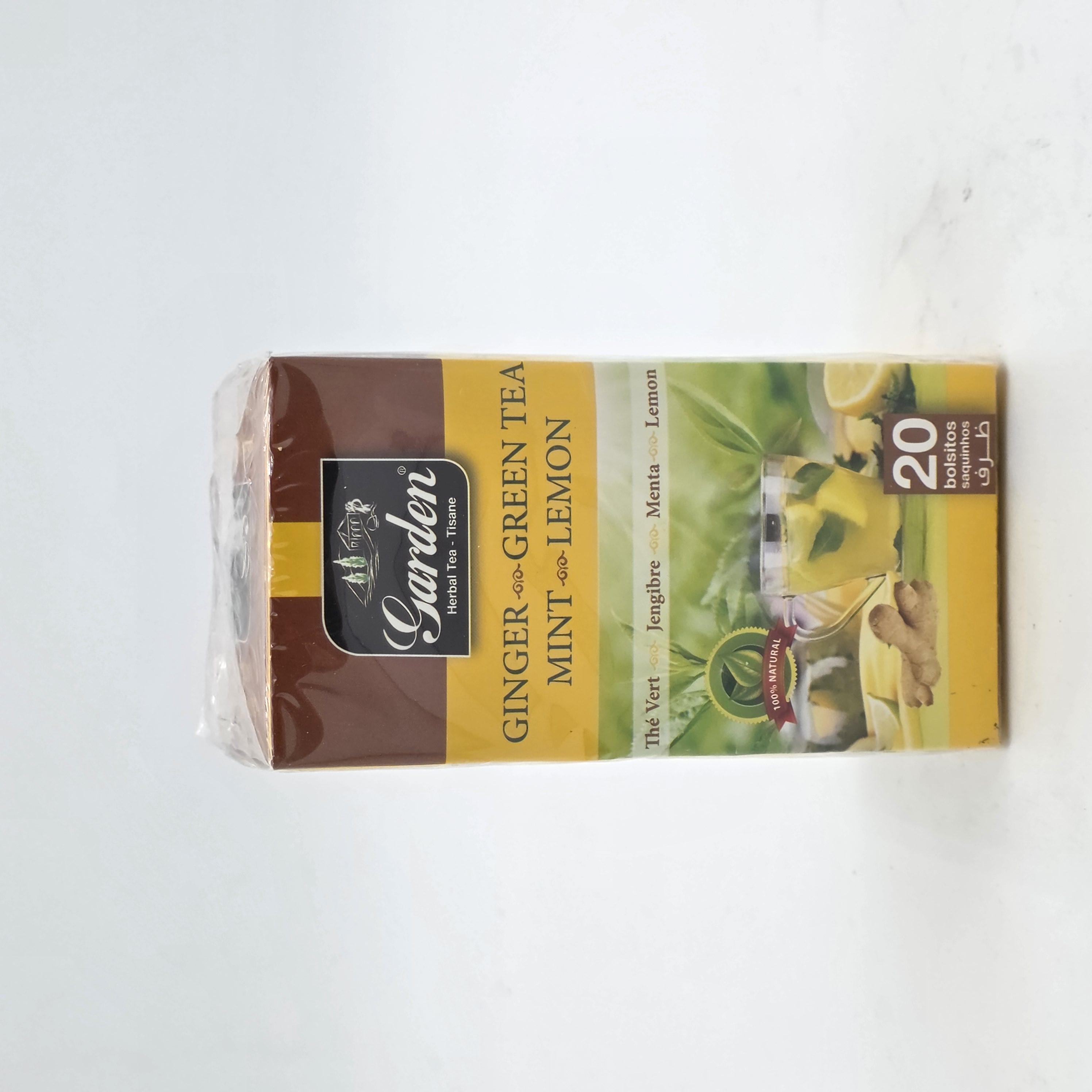 TEA GINGER LEMON MINT GREEN