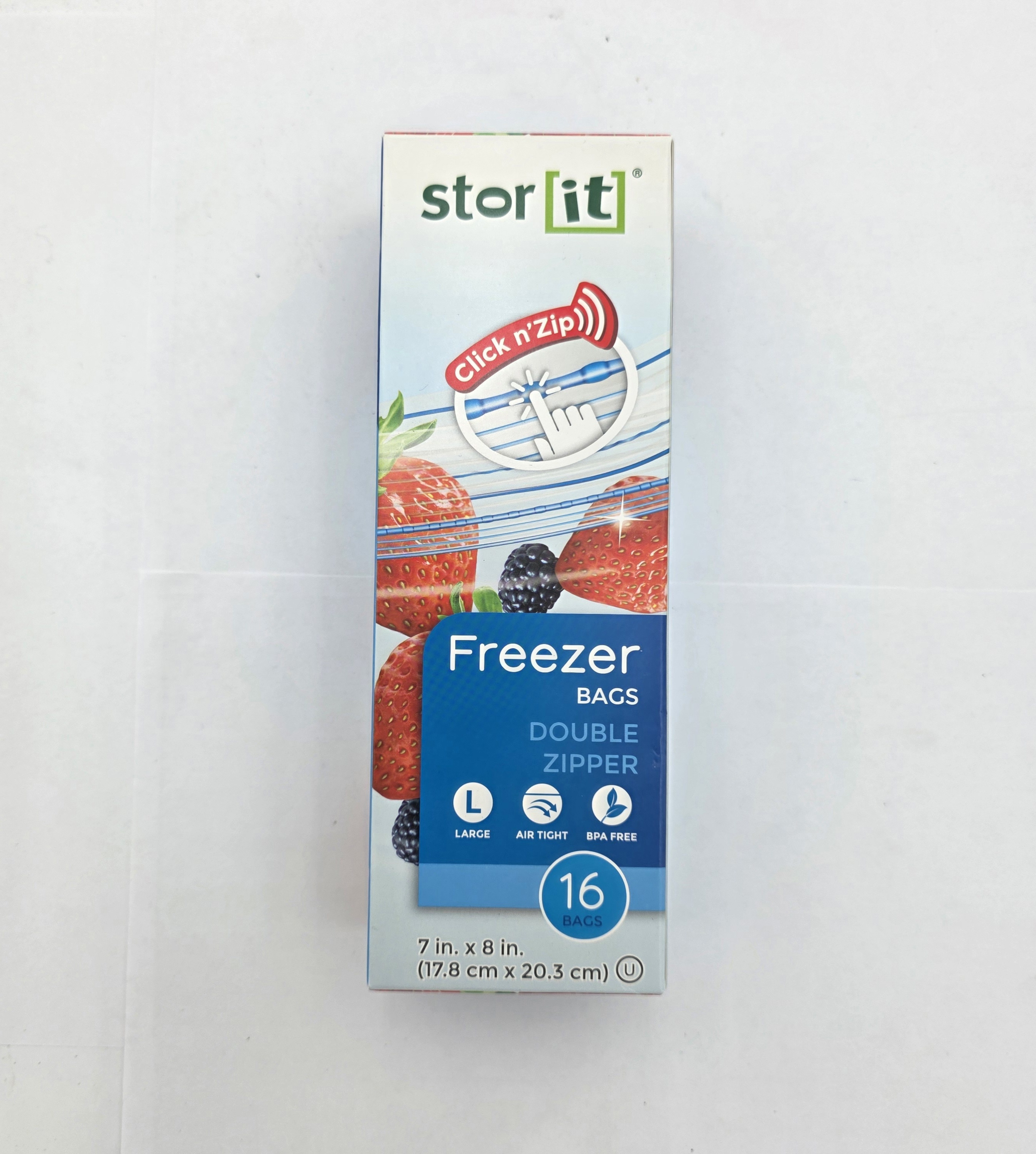 BAG STORAGE ZIPPER FREEZER QUART