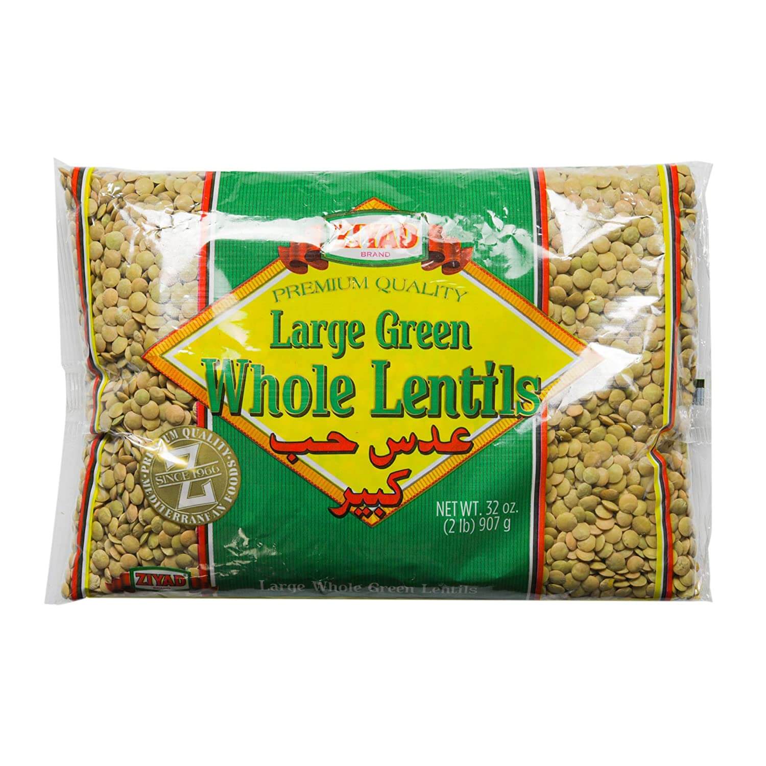 LENTILS GREEN LARGE WHOLE
