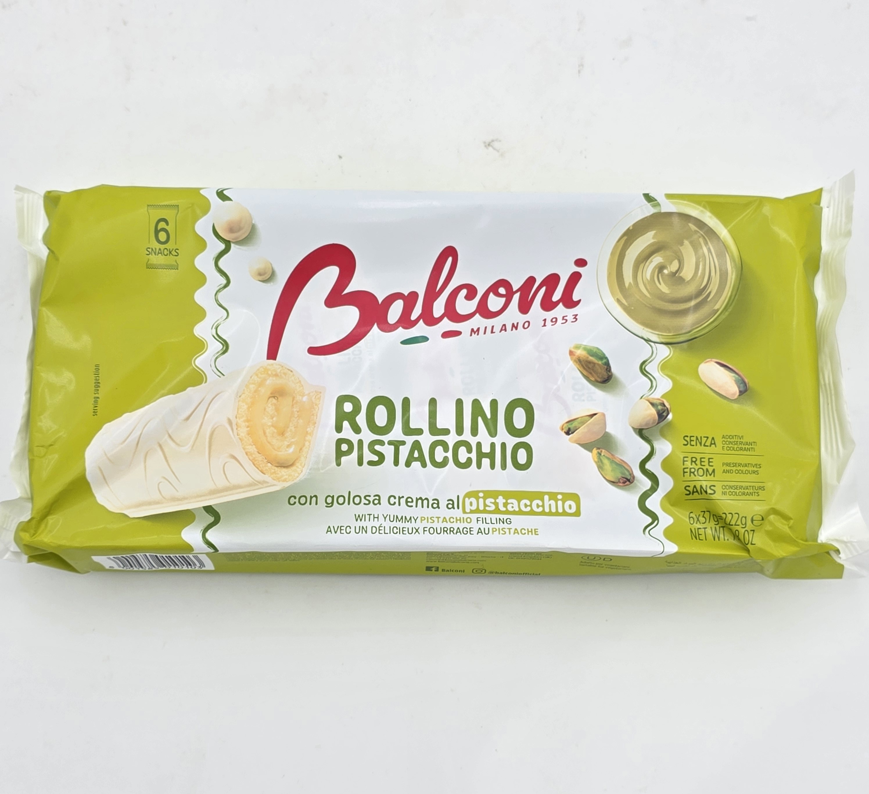 CAKE ROLLINO PISTACHIO